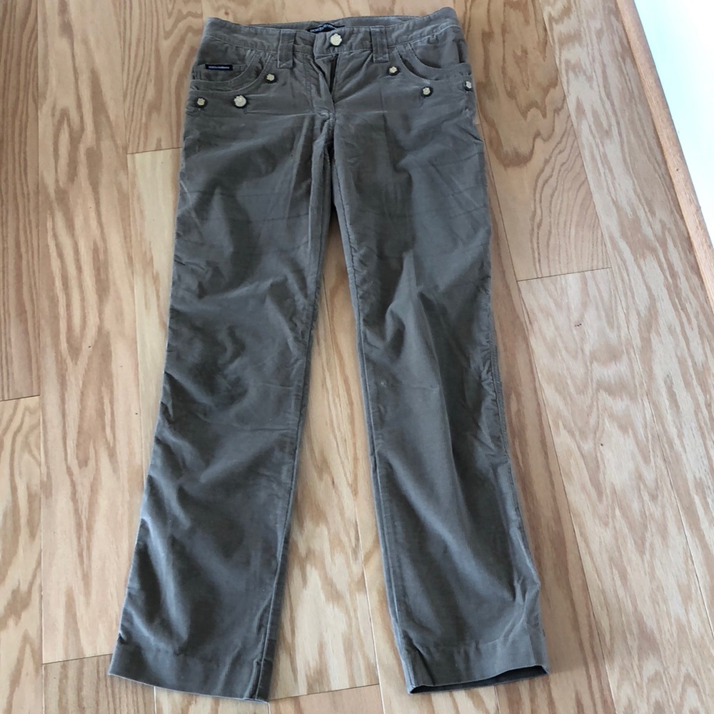 Dolce & Gabana Corduroy Pants
